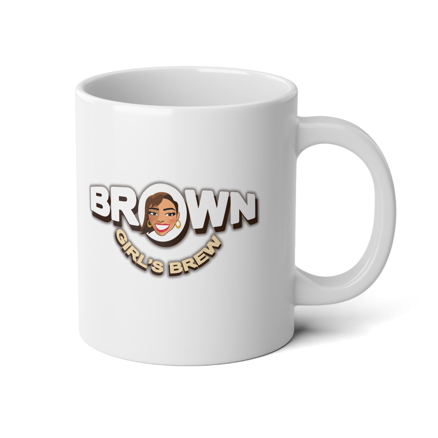 Brown Girl's Brew Coffee Mug, 20oz