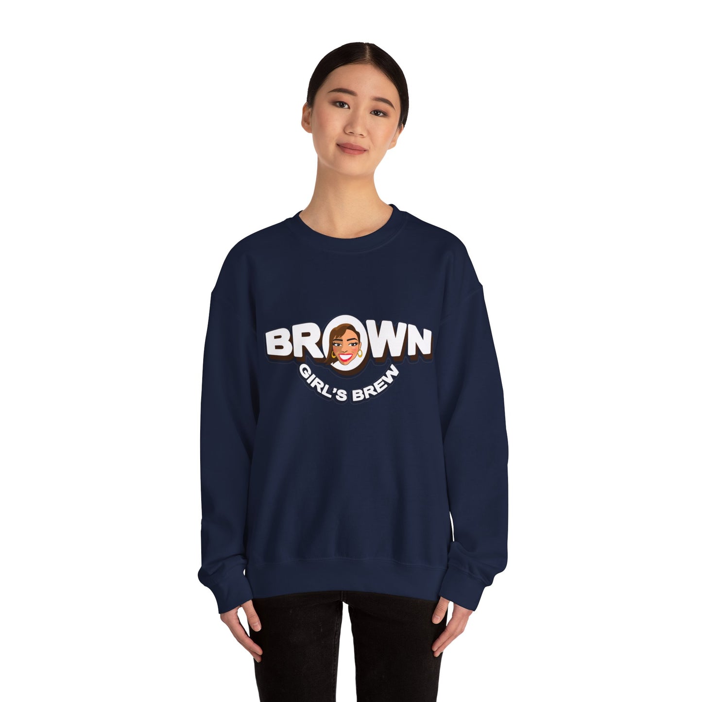 Brown Girl's Brew "Brewneck" Sweatshirt